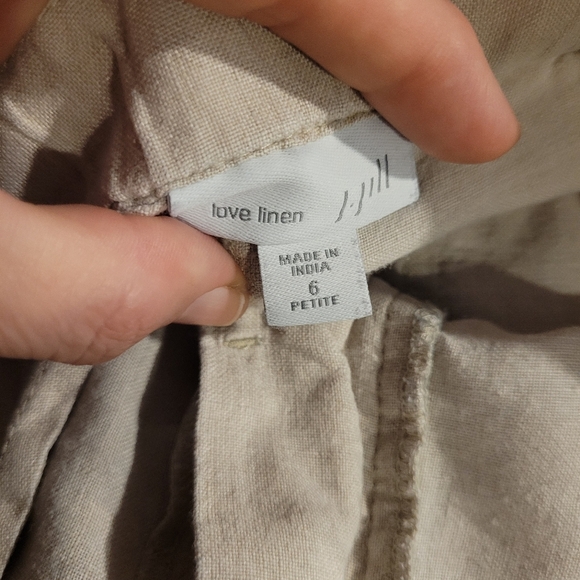 J. Jill Live Linen Shorts - Picture 2 of 4